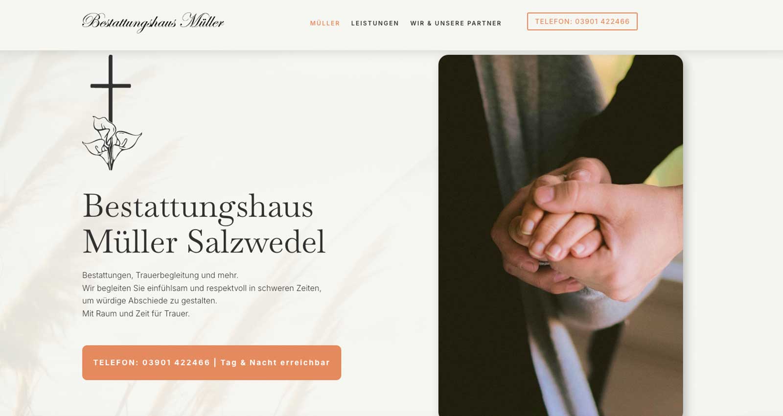 Ansicht website von Ireen Alshut gestaltet