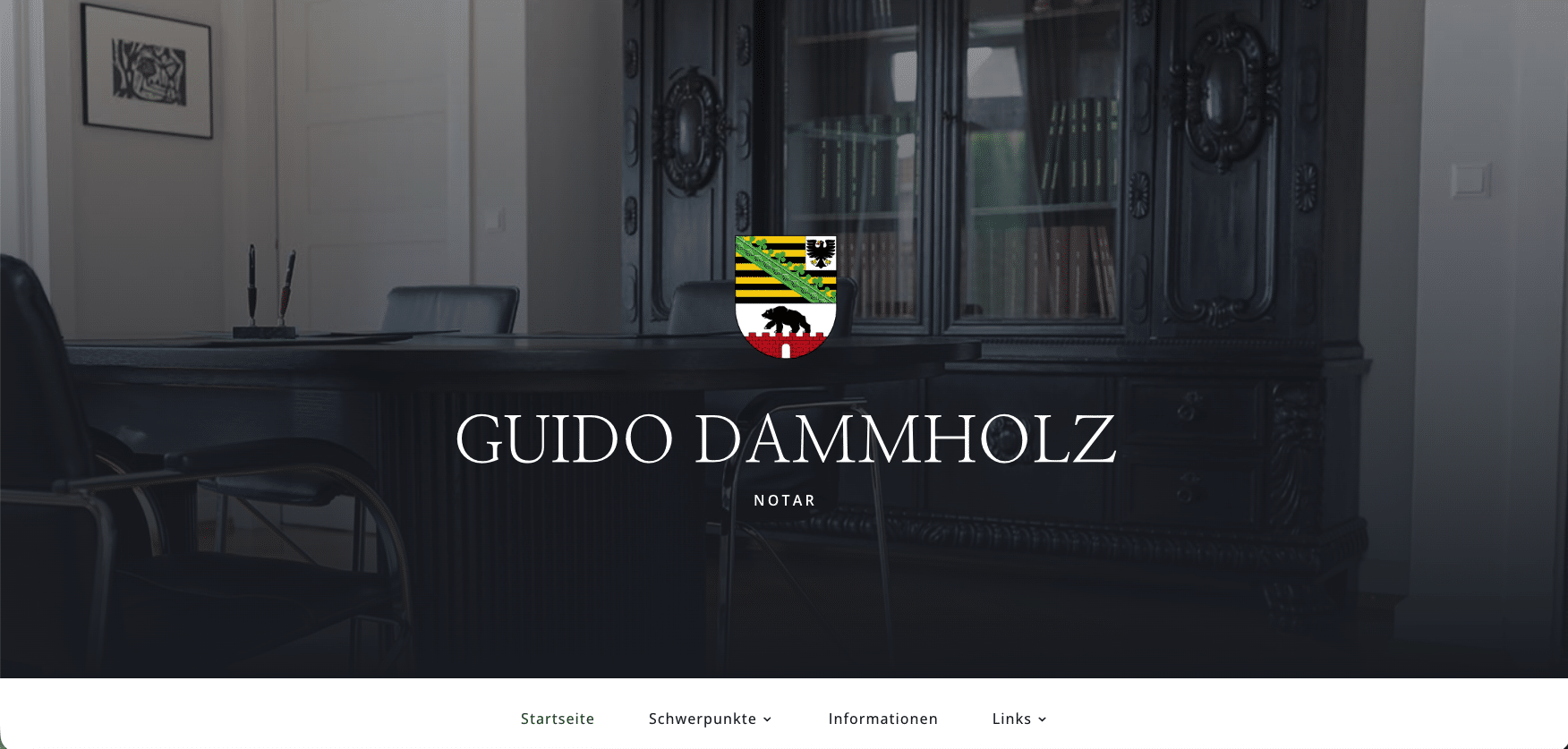 Ansicht website von Ireen Alshut gestaltet